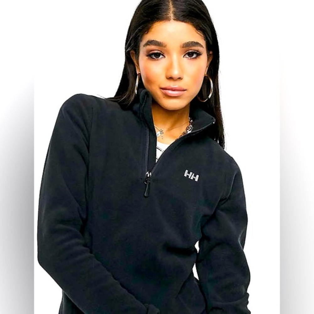 Helly Hansen Daybreaker 1/2 zip fleece‎ in black with logo